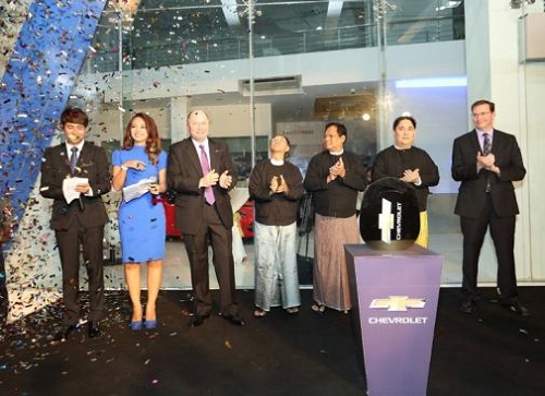 CHEVROLET เปิดศูนย์ผู้จัดจำหน่ายครบวงจรในพม่า