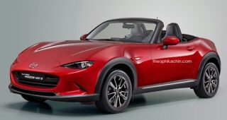 เผยโฉมเรนเดอร์ "2016 Mazda MX-5" แบบเปิดประทุนสุดสปอร์ต