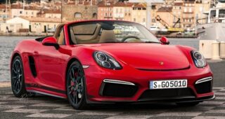 ภาพหลุดชุดแต่ง Porsche "Boxster GT4" สปอร์ตดุดันกว่าเดิม