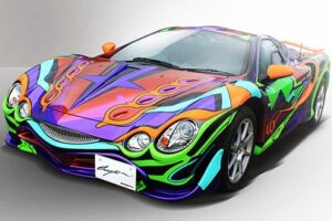 เปิดตัวรถสปอร์ต "Mitsuoka Orochi Evangelion Edition" สีสันสะดุดตา