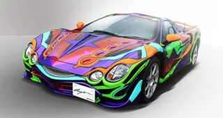 เปิดตัวรถสปอร์ต "Mitsuoka Orochi Evangelion Edition" สีสันสะดุดตา