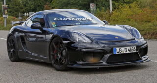 เปิดตัวโฉมชุดแต่ง "GT4" ของ Porsche Cayman คาดเปิดตัวได้ปีหน้า