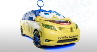 Toyota เปิดตัว 2015 Sienna ในธีม SpongeBob สุดแอ๊บแบ๊ว