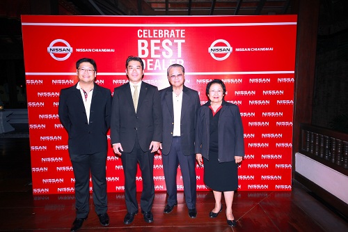 สยามนิสสัน เชียงใหม่ สาขาสันป่าตอง สุดเจ๋ง คว้ารางวัล ผู้จำหน่ายยอดเยี่ยม NISSAN GLOBAL AWARD ประจำปี 2557
