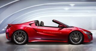 เปิดตัวภาพเรนเดอร์ "Acura NSX" แบบเปิดประทุนสุดหรูหรา