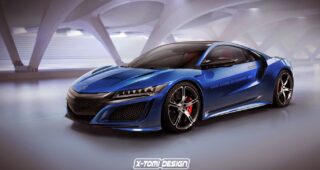X-Tomi เปิดตัวภาพเรนเดอร์ของ "2017 Acura NSX Type-R" สุดสวยงาม