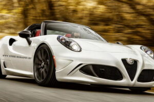 X-Tomi เผยภาพเรนเดอร์ของ "Alfa Romeo 4C Spider GTA" ทรงพลังมากกว่าเดิม