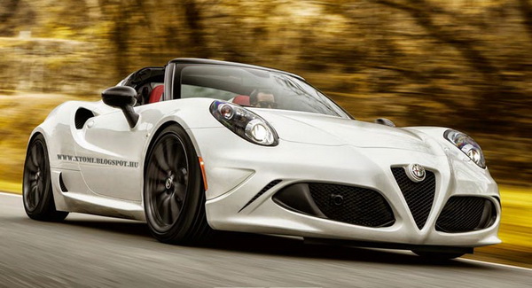 XTomi เผยภาพเรนเดอร์ของ “Alfa Romeo 4C Spider GTA” ทรง