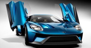 FORD GT SUPERCAR ใหม่ ระบบแอโรไดนามิกส์ เครื่องยนต์ EcoBoost และวัสดุมวลเบา