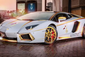 บริษัทเอกชนเปิดตัว "Lamborghini Aventador" ตกแต่งด้วยทองคำแท้