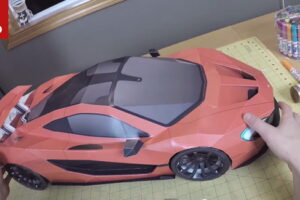เผยวีดีโอทำ "McLaren P1" โมเด็ลจากกระดาษแข็ง   