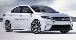 เปิดตัวภาพเรนเดอร์ "2017 Mitsubishi Lancer" คงเอกลักษณ์แบบเก่าครบครัน