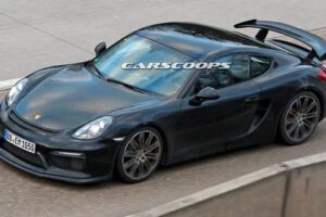 แอบถ่ายสปอร์ต "Porsche Cayman GT4" สุดร้อนแรง