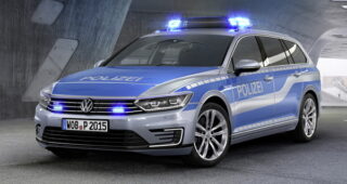 ตำรวจเยอรมันเปิดตัว "VW Passat GTE" ยานพาหนะคู่ใจ