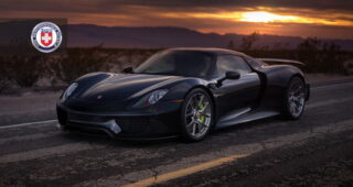 HRE เปิดตัวล้อแม็กซ์แบบใหม่ในสปอร์ตแบบ Porsche 918 Spyder