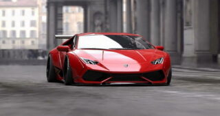 ทีมงาน Liberty Walk จัดให้เปิดตัวสปอร์ต "Lamborghini Huracan" ใช้โฉมแต่งรุ่นเก่า
