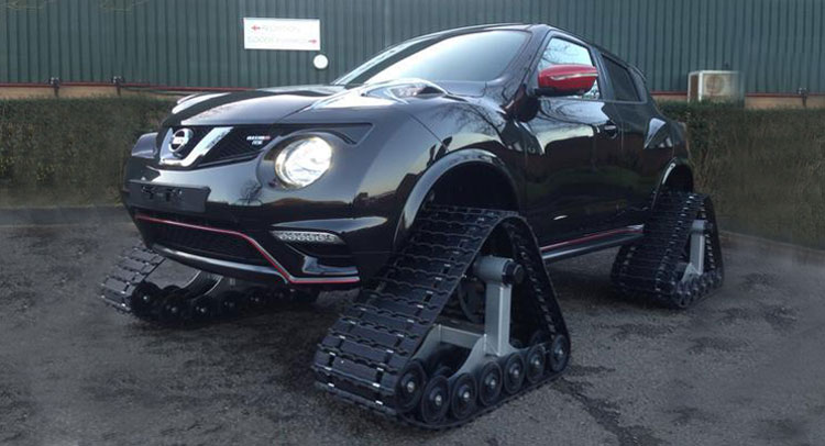 เปิดตัว Nissan Juke Nismo RS พร้อมล้อตะขาบสำหรับลุยพื้นหิมะ