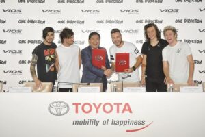 TOYOTA VIOS มาแรง ดึง “One Direction” บอยแบนด์ระดับโลก  เป็นพรีเซนเตอร์ใหม่