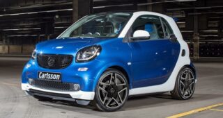 Carlsson เปิดตัวชุดแต่งของ "Smart ForTwo" ในงานที่ Geneva Motor Show