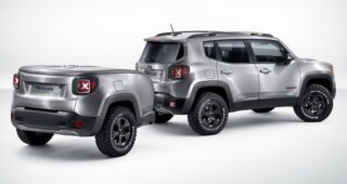 Jeep Renegade พร้อมรถพ่วงข้างเตรียมเปิดตัวในงาน Geneva Auto Show