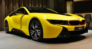 เปิดตัวชุดแต่งสีเหลืองสดของสปอร์ต BMW i8 Hybrid สีใหม่ล่าสุด