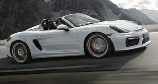Porsche เปิดตัว "Boxster Spyder" สามารถเร่งความเร็ว 0-100 กม./ชม. ได้ภายใน 4.5 วินาที รุ่นใหม่ใน NY