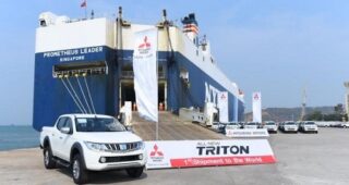 มิตซูบิชิ มอเตอร์ส ประเทศไทย ทำยอดส่งออกรายเดือนสูงสุด ในเดือนมีนาคม 2558