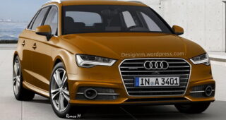 เปิดตัวภาพเรนเดอร์ของรถแบบ "2016 Audi A3" อย่างเป็นทางการแล้ว