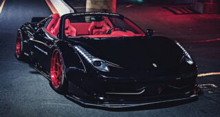 ชมภาพถ่ายชุดแต่ง "Ferrari 458 Spider" แบบ HD จาก Liberty walk