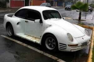 เผยภาพถ่ายชุดแต่ง VW Beelte แปลงเป็น "Porsche 959" จากทางบ้าน