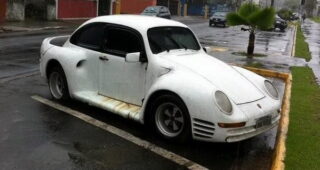 เผยภาพถ่ายชุดแต่ง VW Beelte แปลงเป็น "Porsche 959" จากทางบ้าน