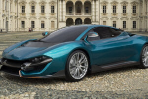 Torino Designs นำเสนอรถสปอร์ตไฮบริด "Wildtwelve" นำโชว์กลางเมืองตูริน