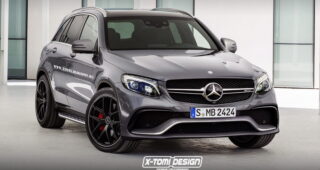 X-Tomi เปิดตัวภาพ 3D ของรถแบบ Mercedes GLC ภายใต้เครือ AMG