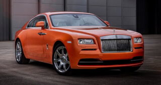 เปิดตัว "Rolls-Royce Wraith" รุ่นทันสมัยพร้อมสีส้มเมทาลิค