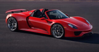 เผยภาพ "Porsche 918 Spyder" สีแดงสดพร้อมล้อแม็กซ์สุดงามของ HRE