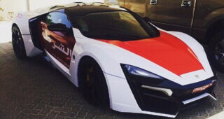 ตำรวจดูไบเปิดตัว "Lykan Hypersport" รถประจำการรุ่นล่าสุด