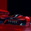 SRT Tomahawk Vision Gran Turismo Concept Rear View Sketch