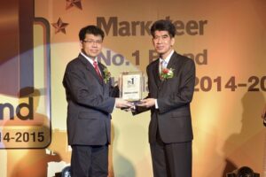 บริดจสโตนคว้ารางวัล “No.1 Brand Thailand 2014-2015 ” ตอกย้ำภาพลักษณ์แบรนด์ยอดนิยมอันดับหนึ่ง อย่างแท้จริง