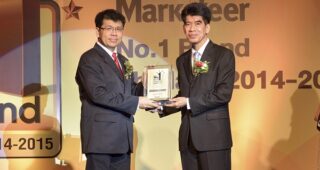 บริดจสโตนคว้ารางวัล “No.1 Brand Thailand 2014-2015 ” ตอกย้ำภาพลักษณ์แบรนด์ยอดนิยมอันดับหนึ่ง อย่างแท้จริง