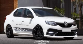 X-Tomi เปิดตัวภาพเรนเดอร์ของ "Renault Logan RS" สุดสปอร์ต