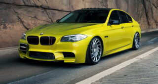 BMW 5 Series สุดงามพร้อมล้อแม็กซ์ของ Vossen