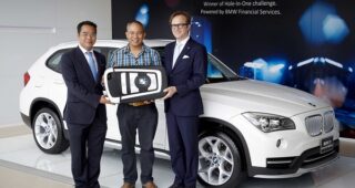 BMW มอบรางวัล BMW X1 แก่ผู้เข้าร่วมการแข่งขัน BMW Golf Cup International 2015