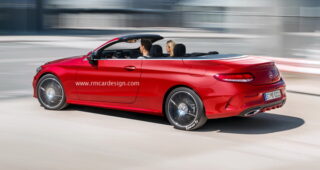 เจ๋งกว่าไหม? เปิดตัวภาพเรนเดอร์ "Mercedes C-Class Coupe" แบบเปิดประทุน