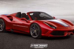 X-Tomi มาแล้วพร้อมการเปิดตัวชุดแต่งแบบ "488 Spider" สุดสปอร์ต
