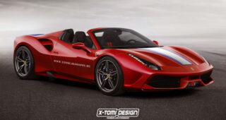 X-Tomi มาแล้วพร้อมการเปิดตัวชุดแต่งแบบ "488 Spider" สุดสปอร์ต