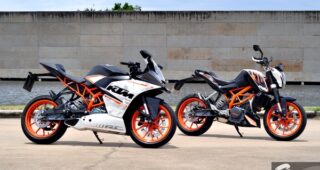 KTM กลับมาแล้ว Burn Rubber พาค่ายส้มเข้างาน Motor Expo 2015 พร้อมเปิด 2 โมเดลตระกูล 250 Series