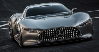 Mercedes เปิดตัวสปอร์ตไฮเทคแห่งอนาคตพร้อมเครื่องยนต์แบบ V12