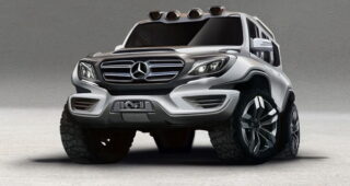 Mercedes เปิดตัวภาพเรนเดอร์ 3 มิติของเจ้า G-Class สไตล์ทหาร