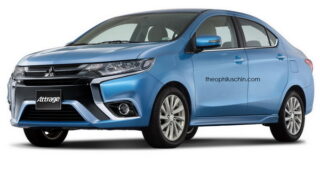 โฉมใหม่พร้อม! Mitsubishi เปิดตัวภาพเรนเดอร์ 3D ของรถแบบ "Attrage 2016" ใหม่ล่าสุด