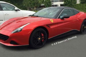 แอบแชะ! เปิดตัวภาพ Ferrari California T รุ่นพิเศษก่อนเข้าร่วมงานแข่ง